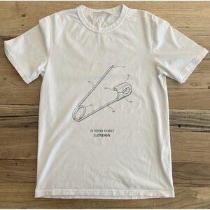 Golden Goose Deluxe Brand Safety Pin T-shirt XS Made In Italy